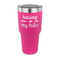 Tribe Quotes 30 oz Stainless Steel Ringneck Tumblers - Pink - FRONT