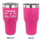 Tribe Quotes 30 oz Stainless Steel Ringneck Tumblers - Pink - Single Sided - APPROVAL