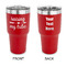 Tribe Quotes 30 oz Stainless Steel Ringneck Tumblers - Red - Double Sided - APPROVAL