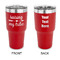 Tribe Quotes 30 oz Stainless Steel Tumbler - Red - Double Sided
