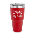 Tribe Quotes 30 oz Stainless Steel Tumbler - Red - Single Sided