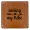 Tribe Quotes 9" x 9" Leatherette Snap Up Tray - APPROVAL (FLAT)