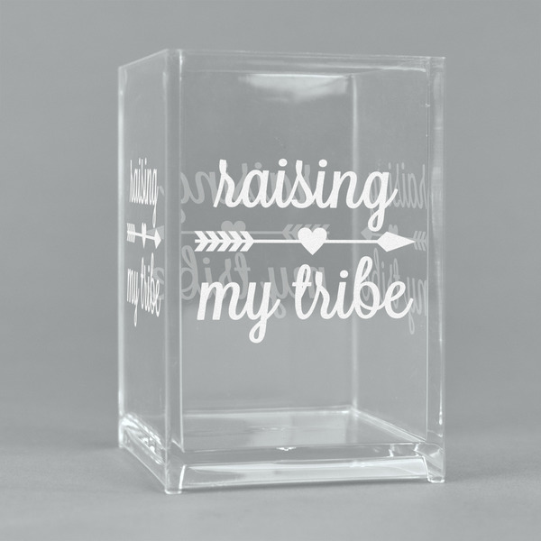 Custom Tribe Quotes Acrylic Pen Holder