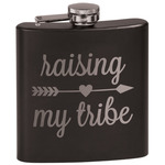 Tribe Quotes Black Flask Set
