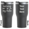 Tribe Quotes Black RTIC Tumbler - Front and Back