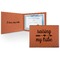 Tribe Quotes Leatherette Certificate Holder