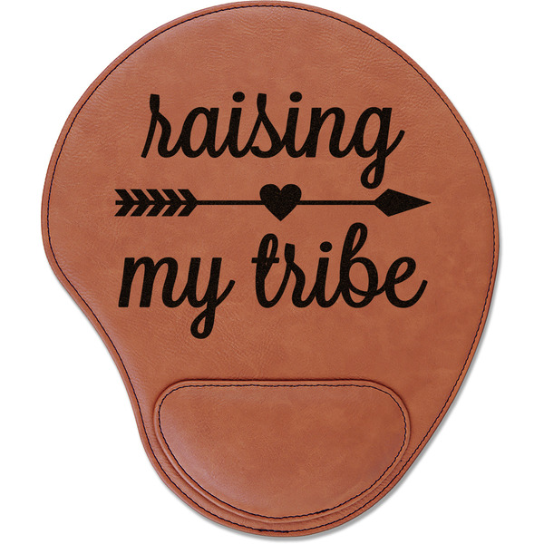 Custom Tribe Quotes Leatherette Mouse Pad with Wrist Support