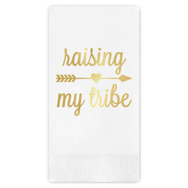 Custom Tribe Quotes Guest Napkins - Foil Stamped