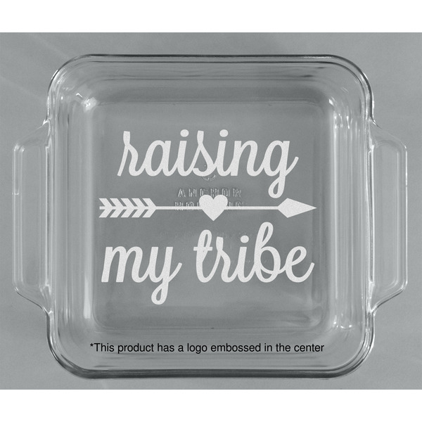 Tribe Quotes Glass Cake Dish - APPROVAL (8x8)