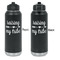 Tribe Quotes Laser Engraved Water Bottles - Front & Back Engraving - Front & Back View