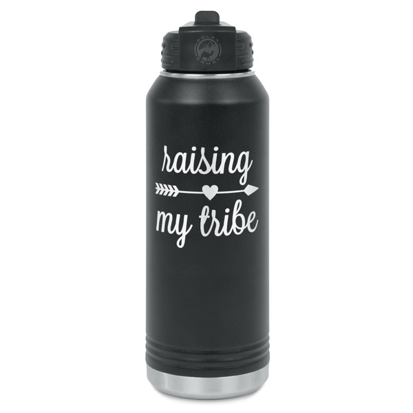 Custom Tribe Quotes Water Bottles - Laser Engraved - Front & Back