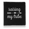 Tribe Quotes Leather Binder - 1" - Black - Front View