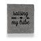 Tribe Quotes Leather Binder - 1" - Grey - Front View