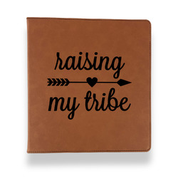 Tribe Quotes Leather Binder - 1" - Rawhide