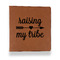 Tribe Quotes Leather Binder - 1" - Rawhide - Front View