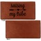 Tribe Quotes Leather Checkbook Holder Front and Back Single Sided - Apvl