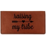 Tribe Quotes Leatherette Checkbook Holder (Personalized)