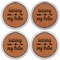 Tribe Quotes Leather Coaster Set of 4