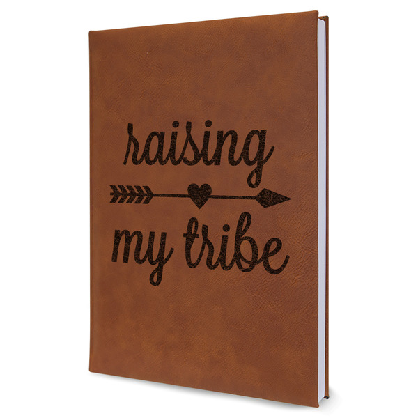 Custom Tribe Quotes Leather Sketchbook