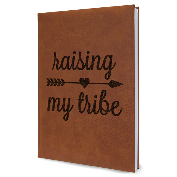 Custom Tribe Quotes Leatherette Journal - Large - Single Sided