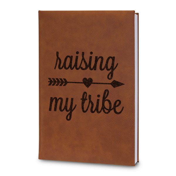 Custom Tribe Quotes Leatherette Journal - Large - Double Sided