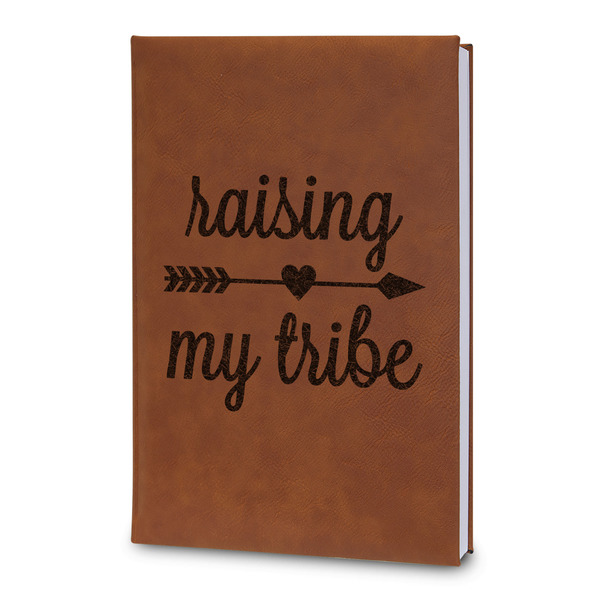 Custom Tribe Quotes Leatherette Journal - Large - Double Sided
