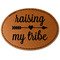 Tribe Quotes Faux Leather Iron On Patch - Oval