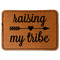 Tribe Quotes Leatherette Patches - Rectangle