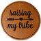 Tribe Quotes Leatherette Patches - Round