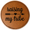 Tribe Quotes Faux Leather Iron On Patch - Round