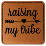 Tribe Quotes Faux Leather Iron On Patch - Square