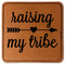 Tribe Quotes Leatherette Patches - Square