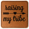 Tribe Quotes Faux Leather Iron On Patch - Square