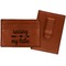 Tribe Quotes Leatherette Wallet with Money Clips - Front and Back