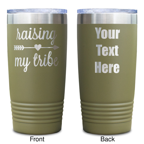 Tribe Quotes Olive Polar Camel Tumbler - 20oz - Double Sided - Approval