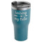 Tribe Quotes RTIC Tumbler - Dark Teal - Angled