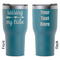 Tribe Quotes RTIC Tumbler - Dark Teal - Double Sided - Front & Back