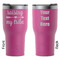 Tribe Quotes RTIC Tumbler - Magenta - Double Sided - Front & Back