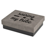 Tribe Quotes Small Gift Box w/ Engraved Leather Lid