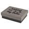Tribe Quotes Small Engraved Gift Box with Leather Lid - Front/Main