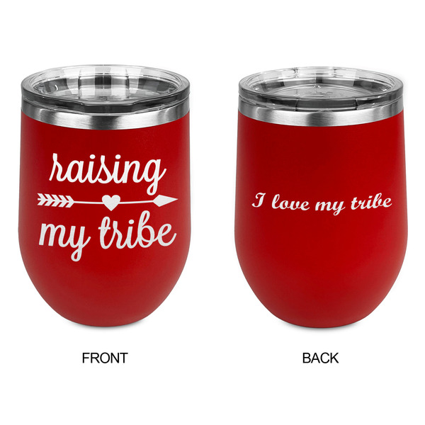 Tribe Quotes Stainless Wine Tumblers - Red - Double Sided - Approval