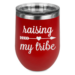 Tribe Quotes Stemless Stainless Steel Wine Tumbler - Red - Double Sided