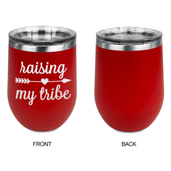 Tribe Quotes Stainless Wine Tumblers - Red - Single Sided - Approval