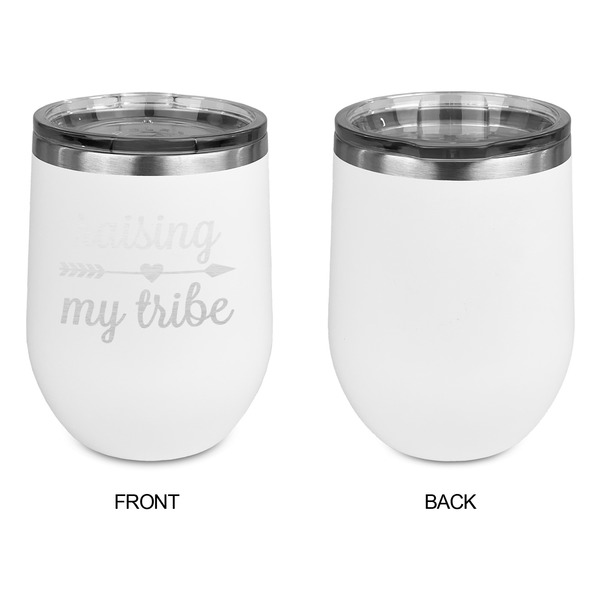 Tribe Quotes Stainless Wine Tumblers - White - Single Sided - Approval