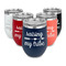 Tribe Quotes Steel Wine Tumblers Multiple Colors