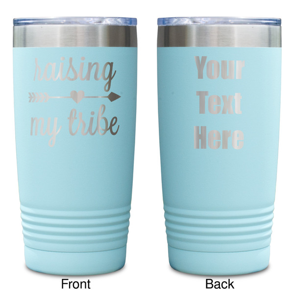 Tribe Quotes Teal Polar Camel Tumbler - 20oz -Double Sided - Approval