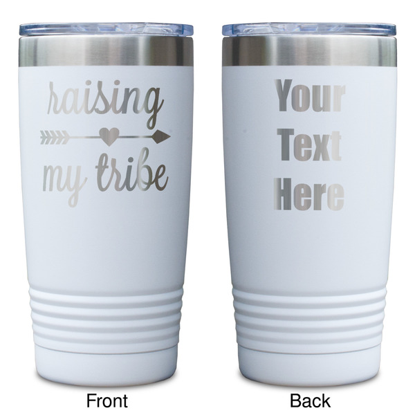 Tribe Quotes White Polar Camel Tumbler - 20oz - Double Sided - Approval