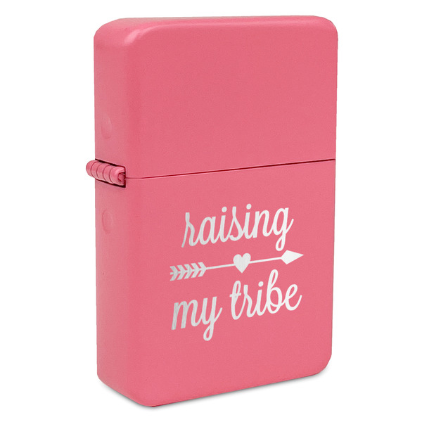 Tribe Quotes Windproof Lighters - Pink - Front/Main