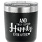 Wedding Quotes and Sayings 30 oz Stainless Steel Ringneck Tumbler - Black - CLOSE UP