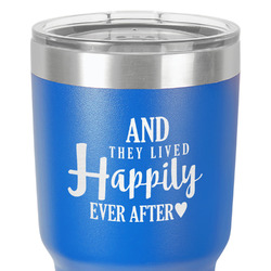 Wedding Quotes and Sayings 30 oz Stainless Steel Tumbler - Royal Blue - Single-Sided